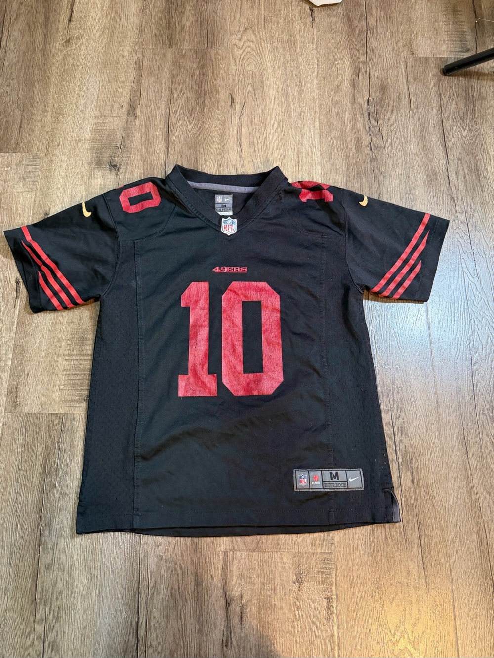 NFL Kids Black and Red 49ers Jersey #10